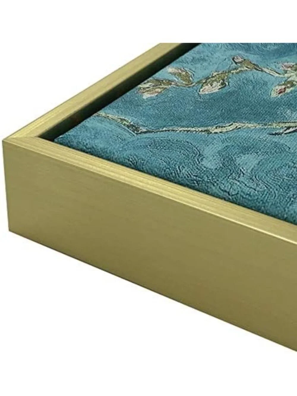 Framed Almond Blossom Floral Giclee Canvas Art - Van Gogh Inspired Wall Decor